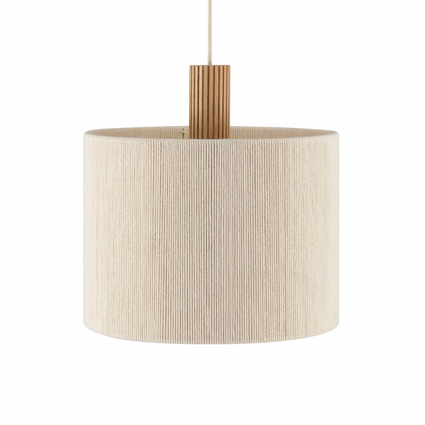 Brilliant Lampada a sospensione Arlo, dimmerabile, Crema / Ambra, Soggiorno / Sala da pranzo, Tessuto / Stoffa / Seta, Moderno, Lampada a sospensione