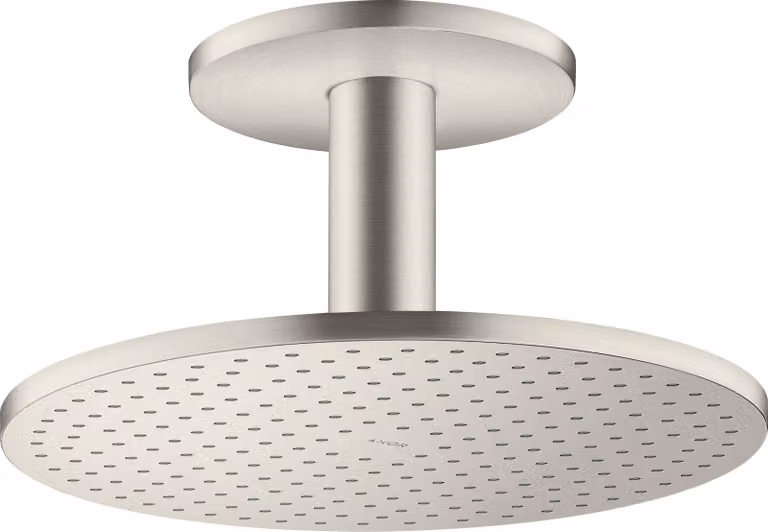 hansgrohe AXOR ShowerSolutions pomme de douche 300 1 jet, raccordement au plafond, 35301800, 35301800