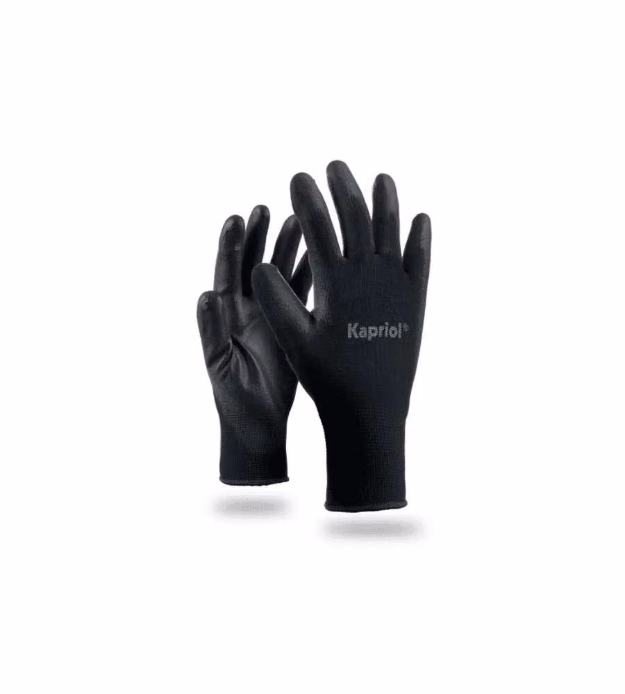 Kapriol Guanti Skin Neri Taglia 11 - Guanti da Lavoro Professionali