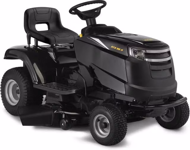 Trattorino tagliaerba Alpina AT3 98 A nero con motore a scoppio da 352 cc e kit mulching – 1