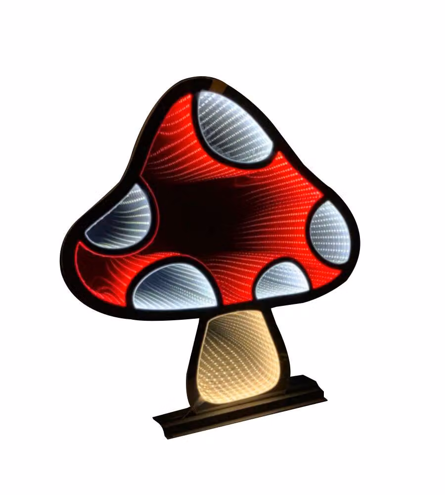 Funghetto Luminoso Led Infinity - Figura Decorazione Natalizia 45 cm
