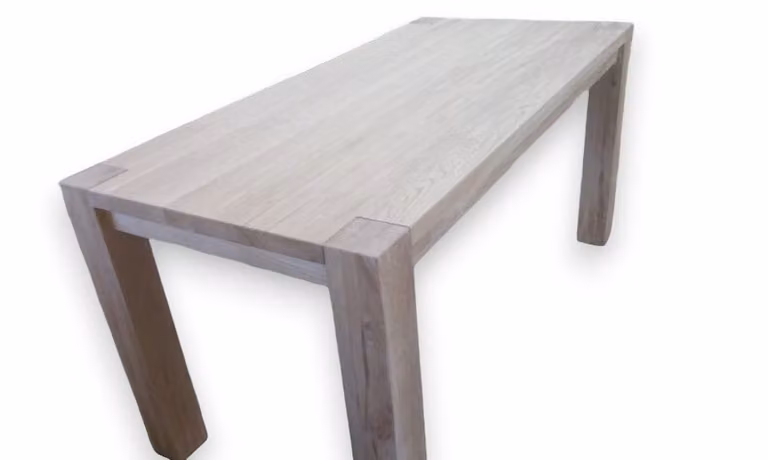 Tavolo completamente in legno massiccio di quercia 120x120cm, tavolo da pranzo, tavolo in quercia, tavolo in legno massiccio fatto a mano, tavolo solo in legno
