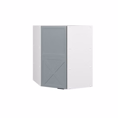 Vicco Mobile angolare da cucina Fame-Line, Blu-grigio chiaro, 57 cm