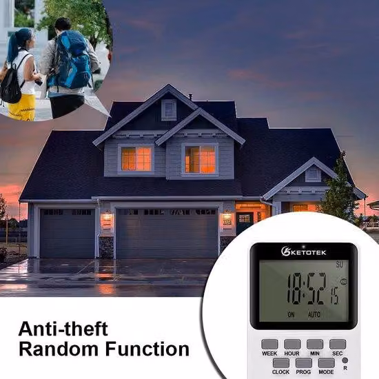 Timer elettronici - Prese con interruttore