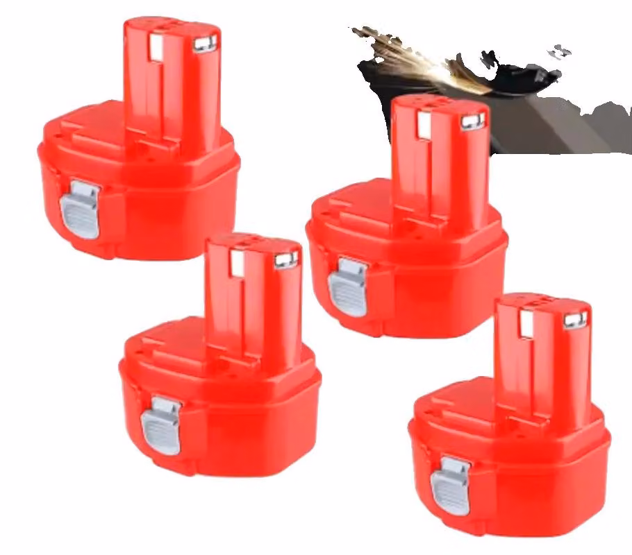 Batterie ricaricabili, 14,4 V, lunga durata, PA14, 12,8 Ah, confezione da 4 pezzi