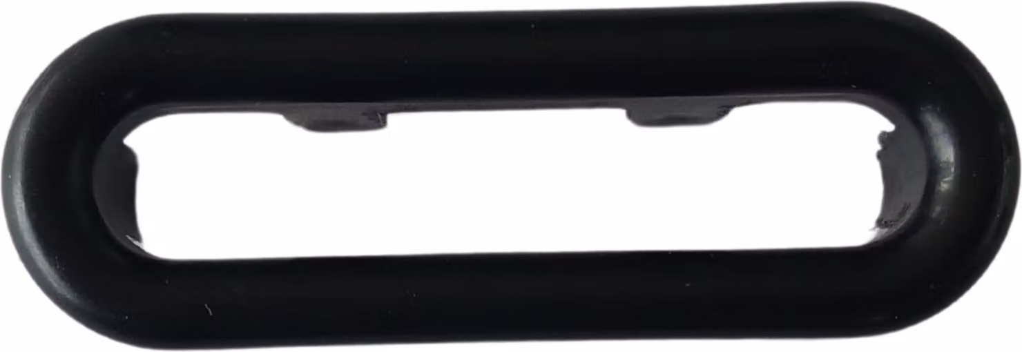Sifone rettangolare NERO per lavabo in Vetroceramica
