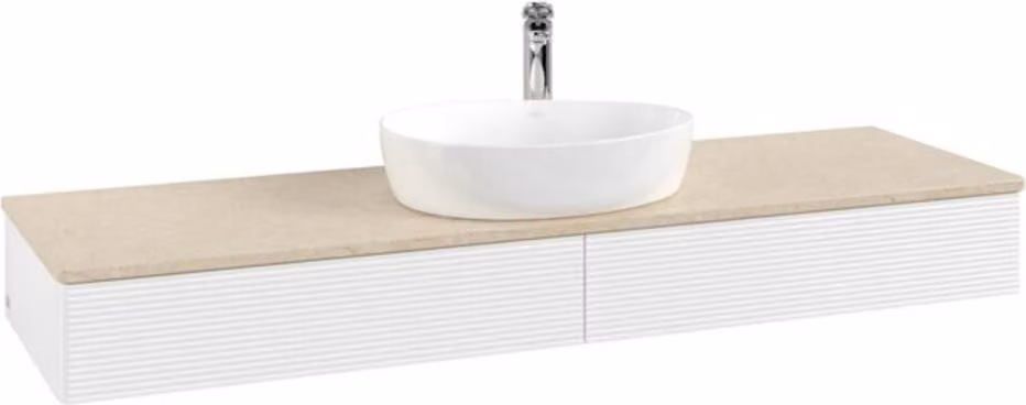 Mobiletto V&B con struttura frontale Antao 160x50cm, HL, WBP botti