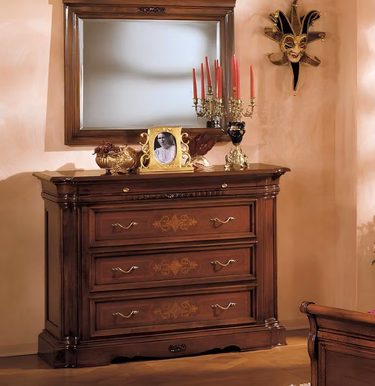Sideboard Anrichte Kommode 4 Schubladen holz Schubladenschrank Anrichte Kommoden
