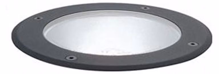 Segnapasso Da Esterno Moderno Route Alluminio E Vetro Nero 1 Luce E27