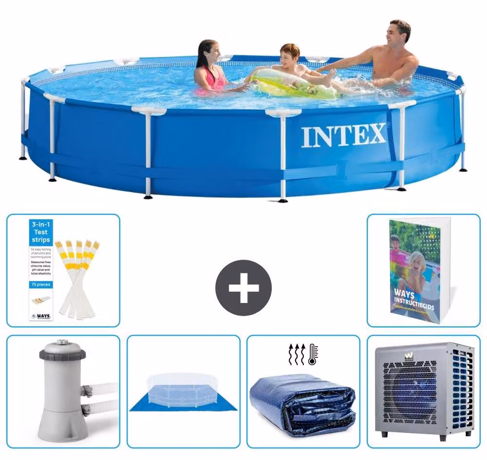 Piscina autoportante rettangolare - 366x76 cm - composta da 5 parti - modello S278