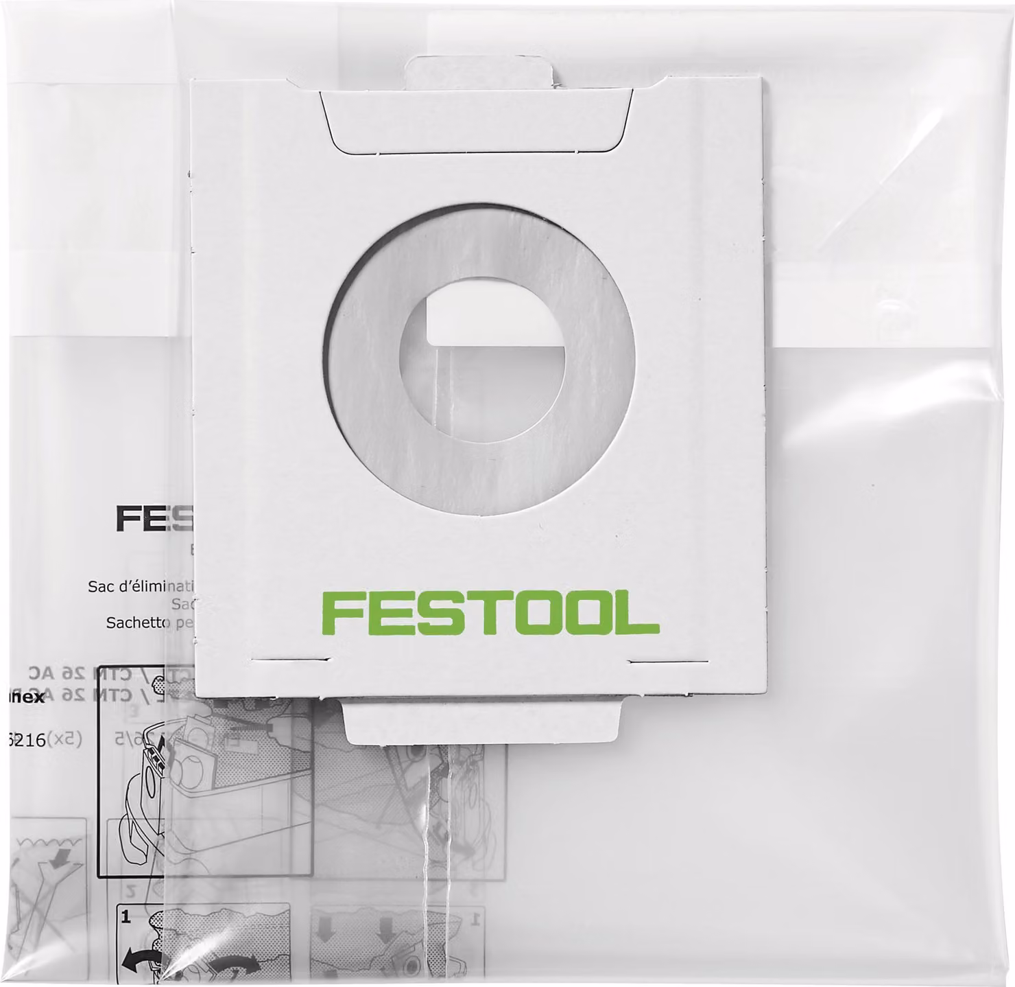 Sacco per rifiuti Festool ENS-CT 26 AC/5 | 496216