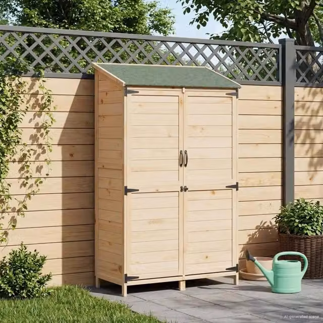 Capanno da Giardino Naturale 106 x 56 x 176,5 cm 42033448