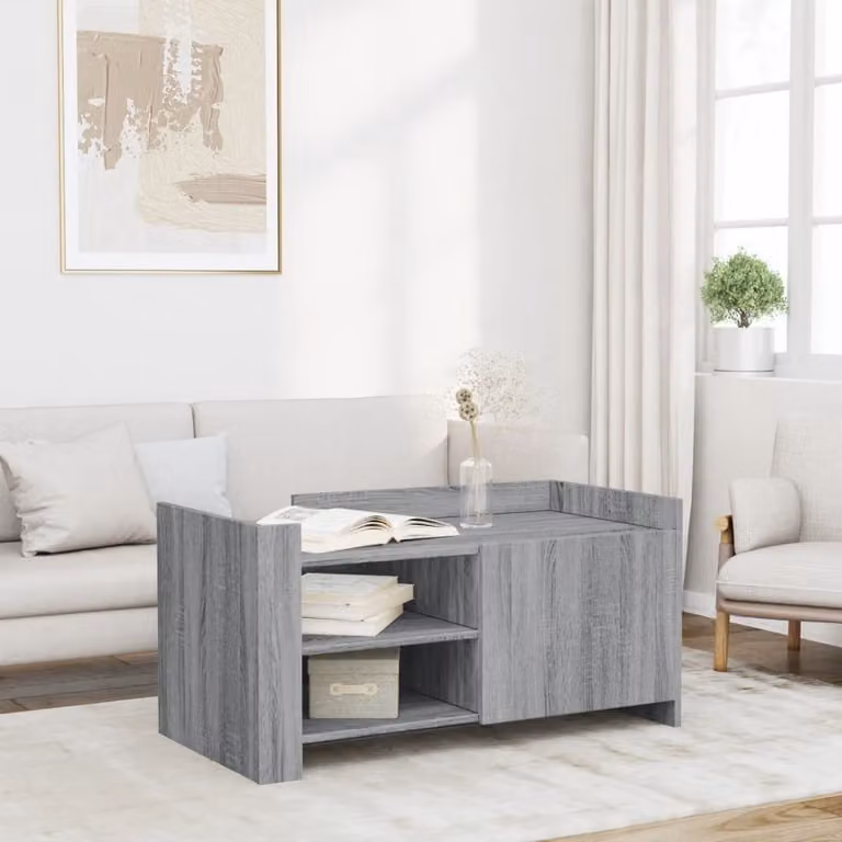 Maison Exclusive - Tavolino da salotto grigio Sonoma 100x50x50 cm Materiale ligneo