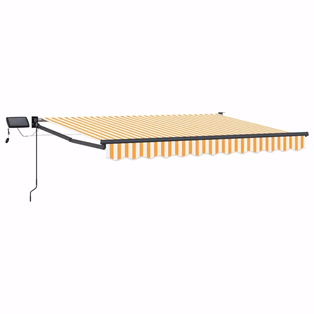 Tenda retrattile manuale Videx con LED in alluminio e poliestere L: 3 m, P: 2,5 m – 2