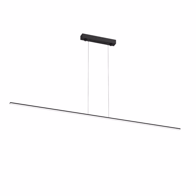 Lampada a sospensione moderna con barra nera da 120 cm, LED a luce neutra, SLIM LED 12W, Brosline