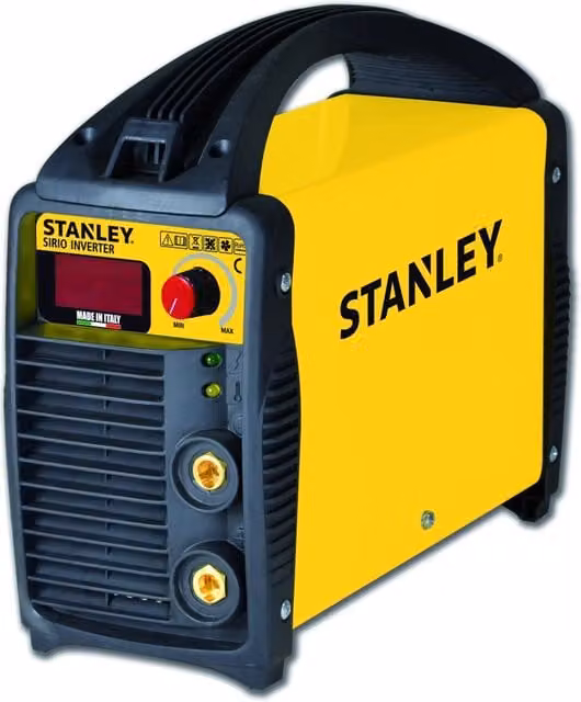 Saldatrice ad Inverter Stanley Sirio 210, 5.0 kW, 190 Amp, Giallo, con Valigetta e Accessori