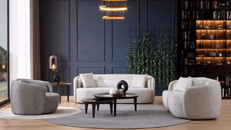 Loungemöbel Sofagarnitur Sofalandschaft Sitzgarnitur Polsterecke Sofa Couch 4tlg