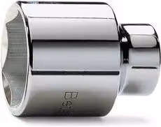 Chiave a bussola Beta 3/4"F con bocca esagonale da 32 mm in colore argento cromato lucido 928/A 009280032