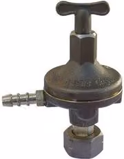 Regolatore di pressione gas a squadra per bombole GPL grigio con attacco 1/2"F I210