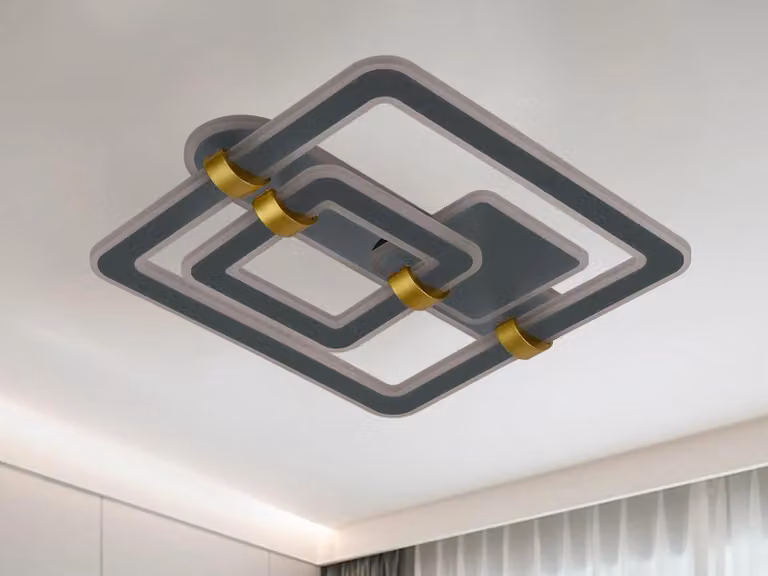 Lampada a soffitto a LED con telecomando, 140W - J3342/S