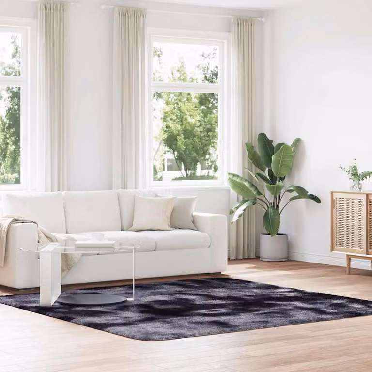 Tappeto Shaggy a Pelo Lungo vidaXL NAVARRA Grigio, 240 x 240 cm