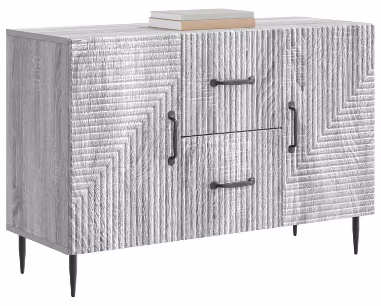 Credenza Grigio Sonoma 89 x 34,5 x 60 cm Legno ingegnerizzato
