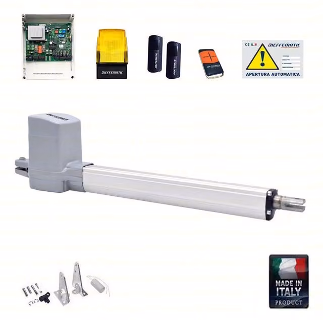 KIT AUTOMAZIONE DIEFFEMATIC BHE UP 400 24V 1 ANTA CANCELLI CANCELLO PROFESSIONALE