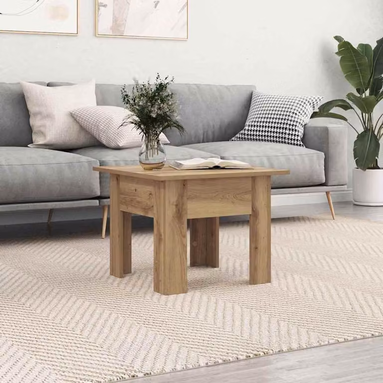Maison Exclusive - Tavolino Artisan in rovere 55 x 55 x 42 cm Materiale ligneo