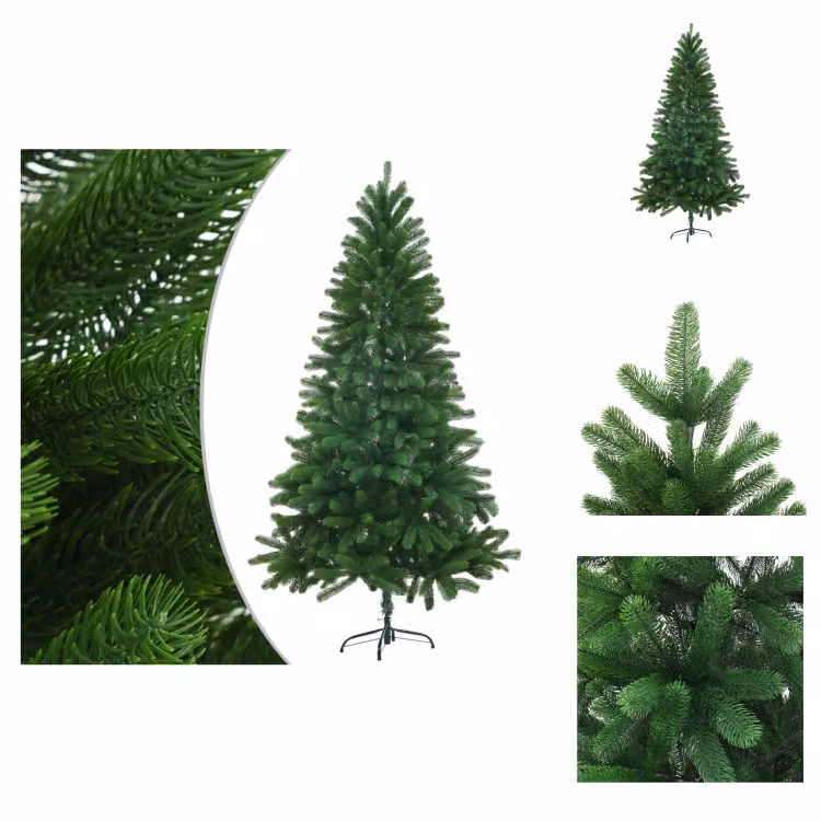 vidaXL Albero di Natale Artificiale aghi naturali 150 cm Verde - Alberi di Natale