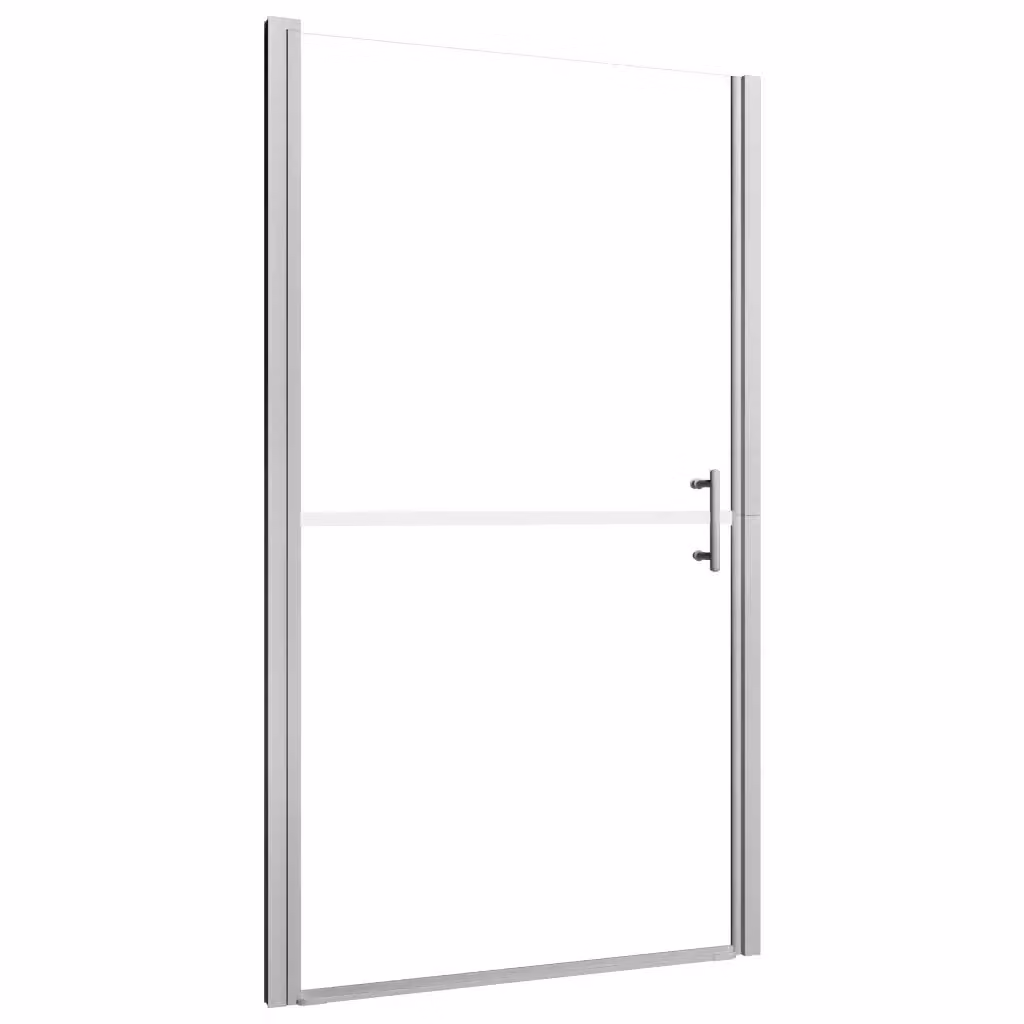 Porta per doccia fissa vidaXL in vetro temperato trasparente L: 100 cm, H: 178 cm – 2