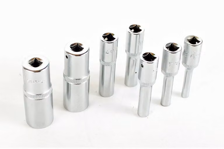 SALTUS Set di chiavi a bussola da 1/4" 3-14 mm a doppio esagono 7 pezzi lunghi