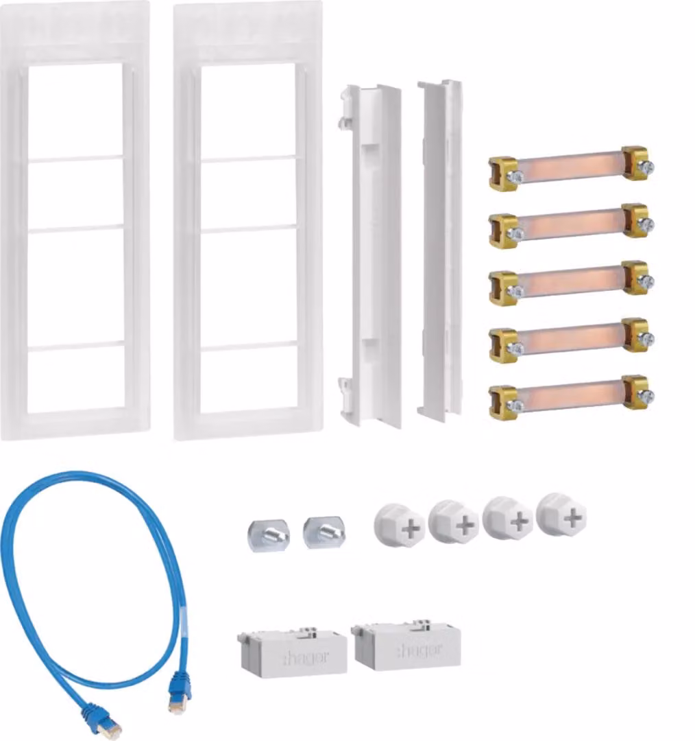Set di connessioni Hager universZ a 3 punti custodia/custodia ZM02MS