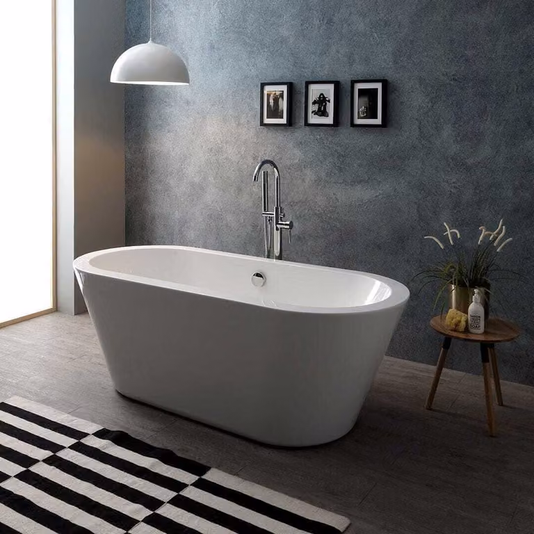 Vasca freestanding in acrilico bianco | Cynderella