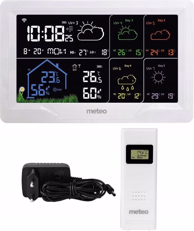 Stazione meteorologica WIFI con previsioni del tempo