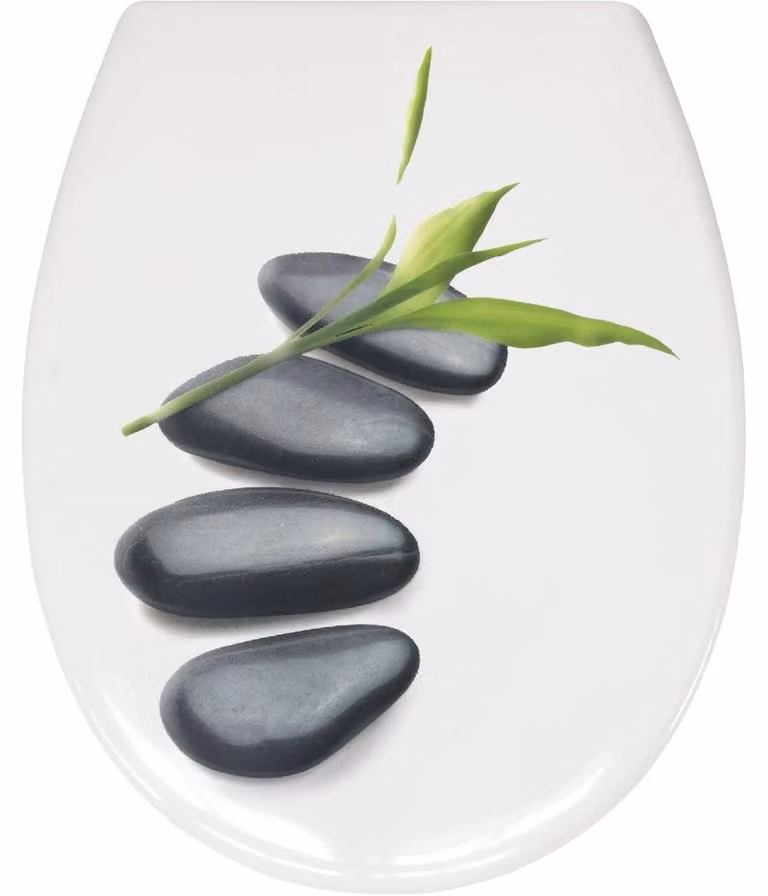 kleine wolke sedile per wc zen 37 x 45 cm, acciaio inossidabile,