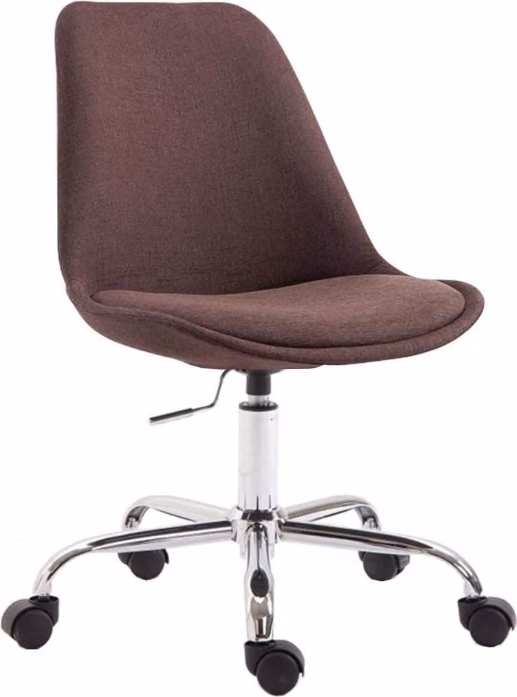 Sedia ergonomica per ufficio - Sedia da ufficio - Altezza del sedile regolabile in continuo - Design moderno | Colore: Marrone