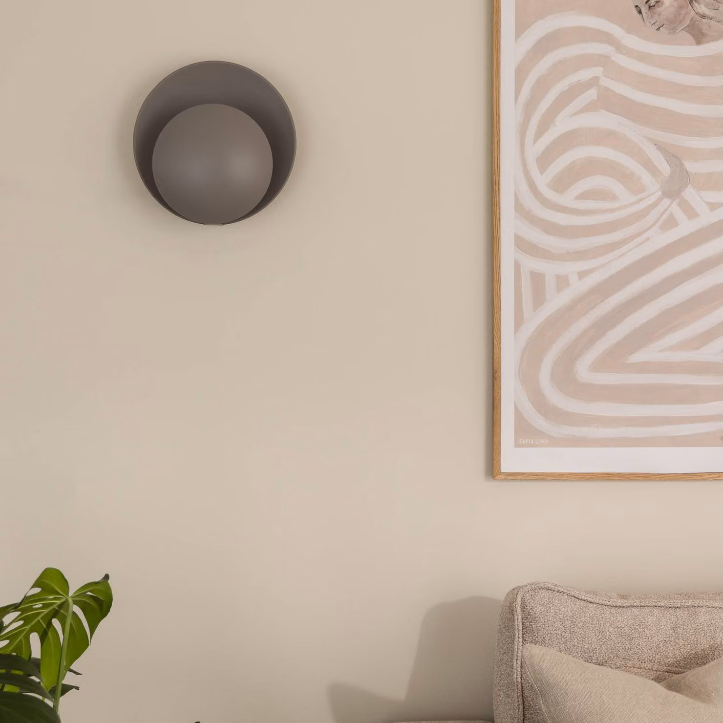 Globen Lighting Applique da parete ORBIT, Alluminio / Grigio / Zincato, Soggiorno / Sala da pranzo, Metallo, Moderno, Applique