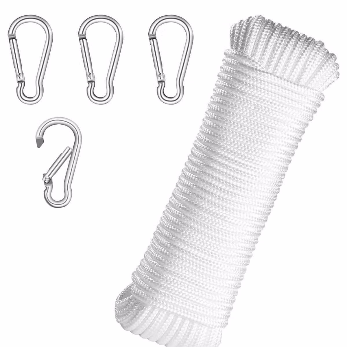 Omgoods - Corda per bandiere resistente alle intemperie, con ganci a uncino