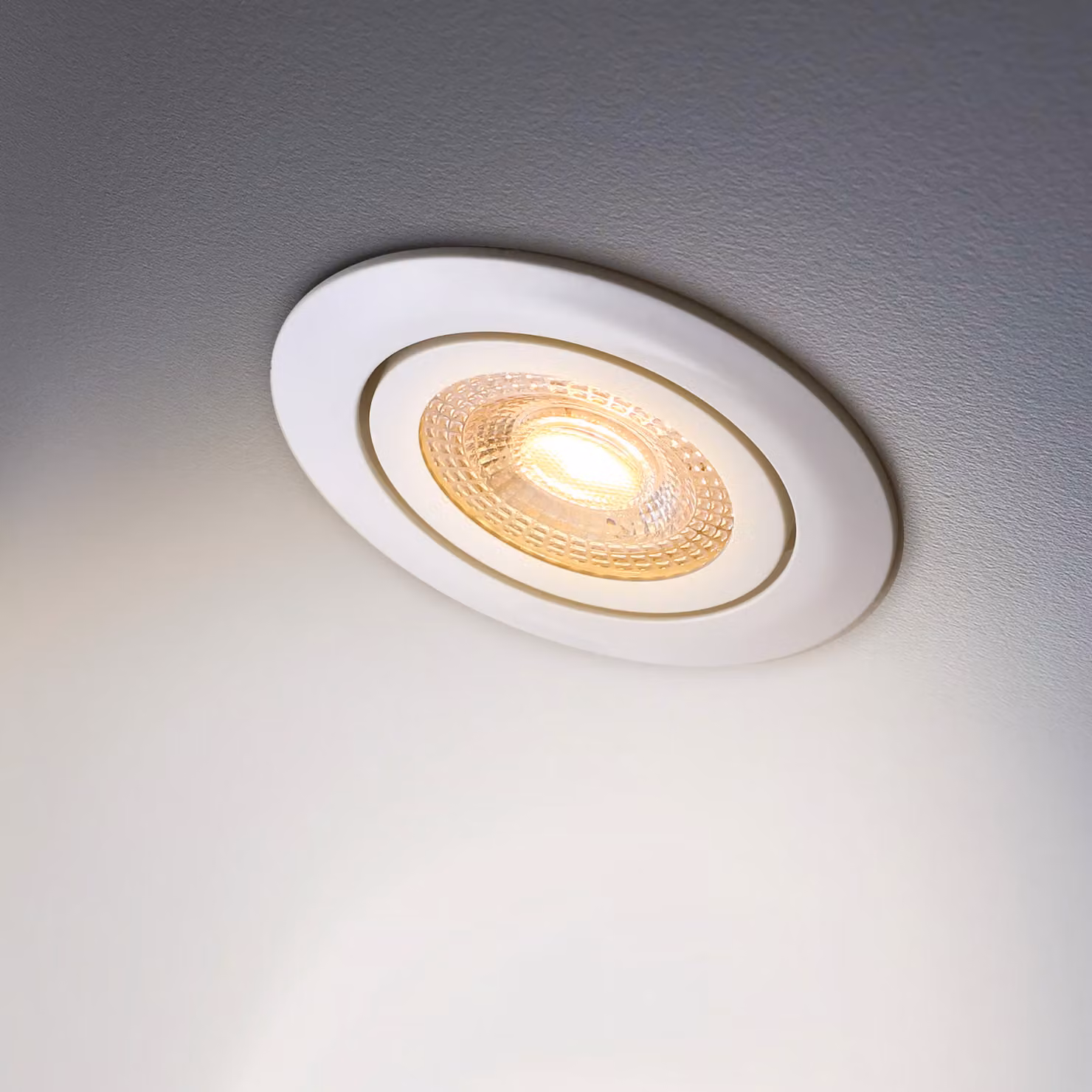 Set da 6 faretti a incasso LED Monzana bianchi, luce bianca calda dimmerabile e regolabile – 2