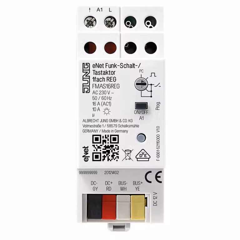 Jung FMAS16REG Attuatore wireless REG a 1 canale