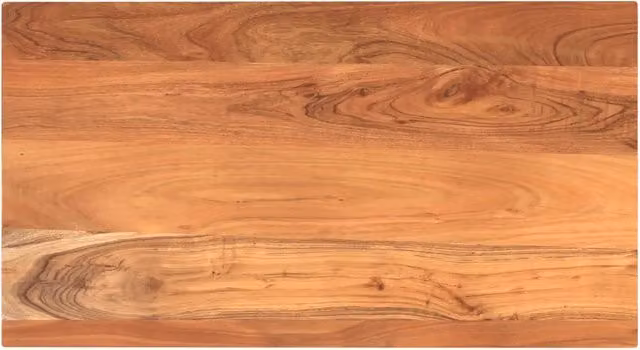 Piano Tavolo 120x60x3,8 cm Rettangolare Legno Massello Acacia 370995