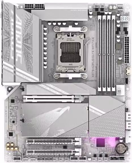 Scheda madre Gigabyte X870 Aorus Elite WiFi7 ICE AM5 ATX DDR5 Bianco
