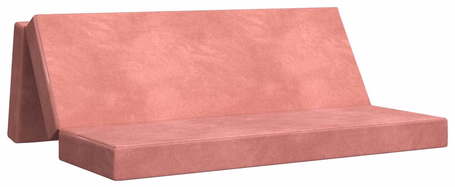 Divano Letto Pieghevole 200 x 67 x 45 cm Rosa