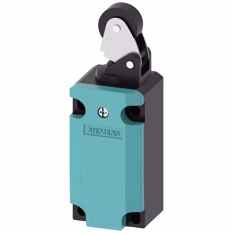 Interruttore di posizione Siemens, corpo in metallo 40 mm, EN50041, codice dispositivo 3SE51120BE01