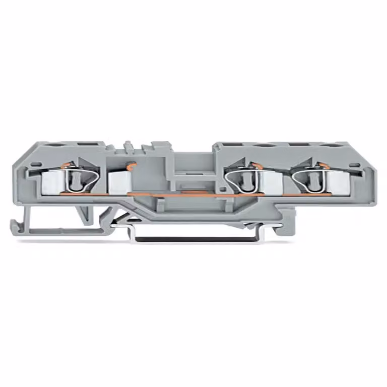 Morsetto passante grigio 0,08-4qmm - Morsetto di alimentazione 6mm 32A 281-681