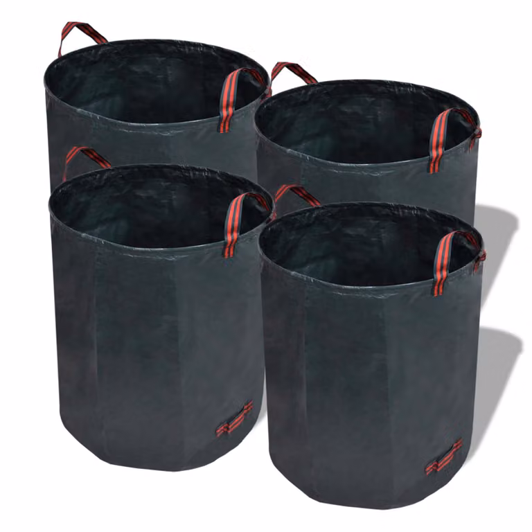 Sacchi per rifiuti da giardino vidaXL in tessuto PP verde 45 x 76 cm