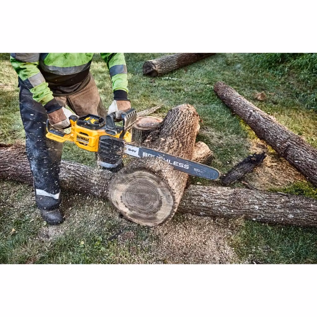 Motosega a batteria DEWALT DCMCS575X1-QW gialla con batteria da 9.0 Ah e caricabatterie rapido – 2
