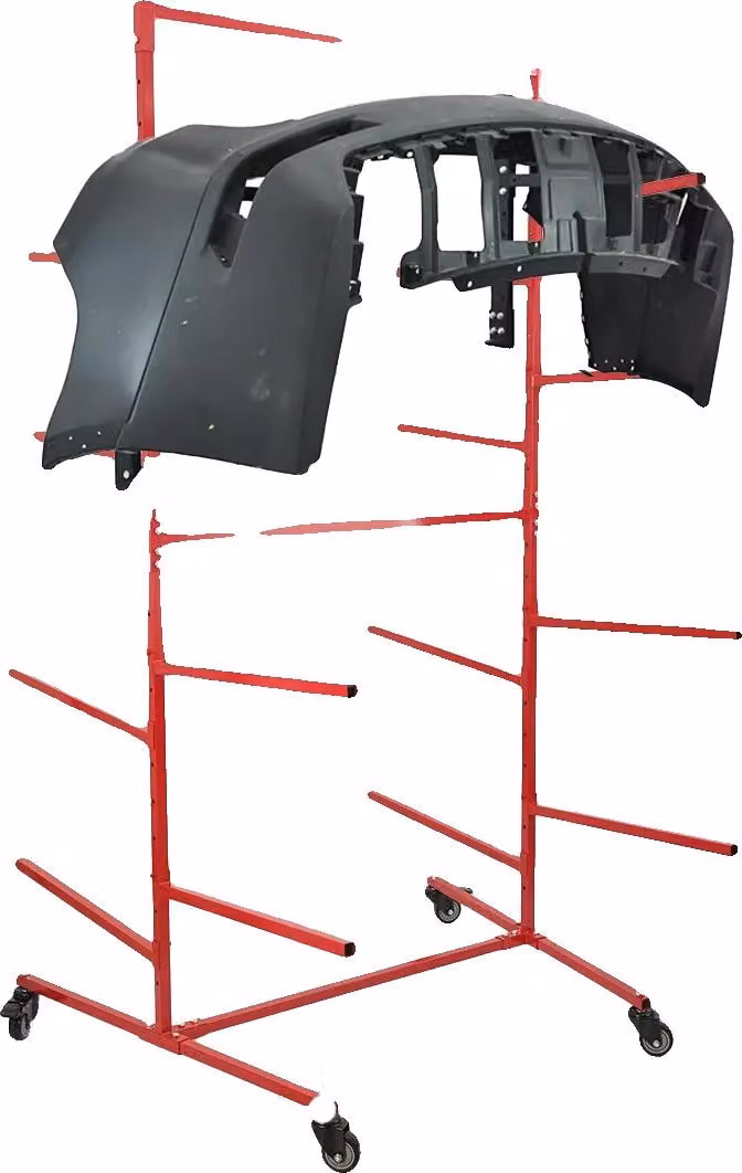 Scaffale da magazzino, struttura in metallo, quattro livelli, installazione a pavimento, design non pieghevole, versatile