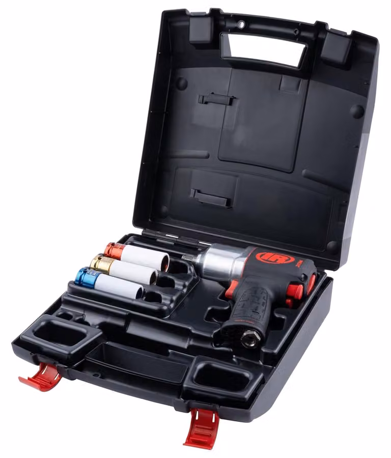 Ingersoll-Rand 2136QXPA-3SK, avvitatore a impulsi nero, coppia di 1.500 Nm, attacco da 1/2 pollici