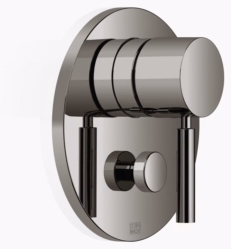 Dornbracht mitigeur monocommandé encastré avec inverseur, plaques de recouvrement 150mm, 36120660-19, 36120660-19